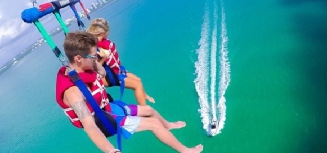 South Beach Parasail Is The Easiest And Most Awesome Water Sport In Surprisingly You Do Not Start Or End In The Water It S Possible That Won T Get Wet Entire Time Instead Two Three Of Sit Straps At